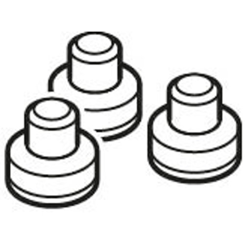 Silit Reserveonderdeel aroma-beschermkap 3-delig, reserveonderdeel voor snelkookpan Sicomatic t-plus/T/L/SN