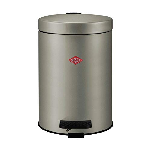 Wesco Cosmetische afvalbak 104, 5 liter, nieuwzilver