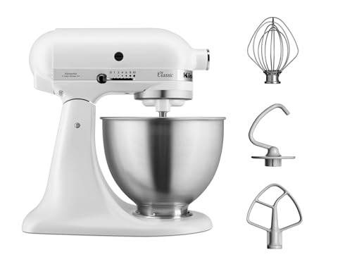 Kitchenaid K45SS EWH Keukenmachine, 250 Watt, Wit