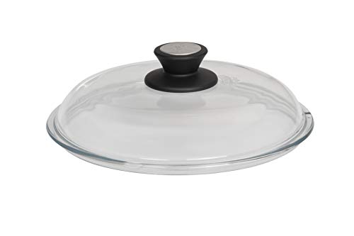 SKK 048 glazen deksel, rond, 28 cm, geschikt voor gegoten aluminium kookgerei