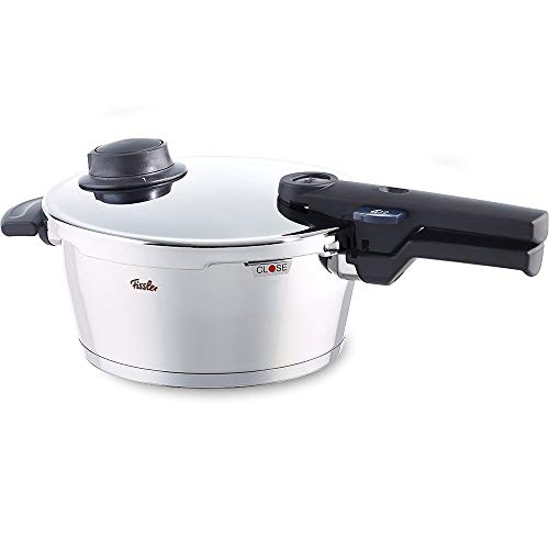 Fissler Vitavit comfort / inductie snelkookpan (2,5 l, Ø 18 cm) roestvrij stalen stoompan, 2 gaarstanden, stapelbaar, geschikt voor alle warmtebronnen, ook inductie