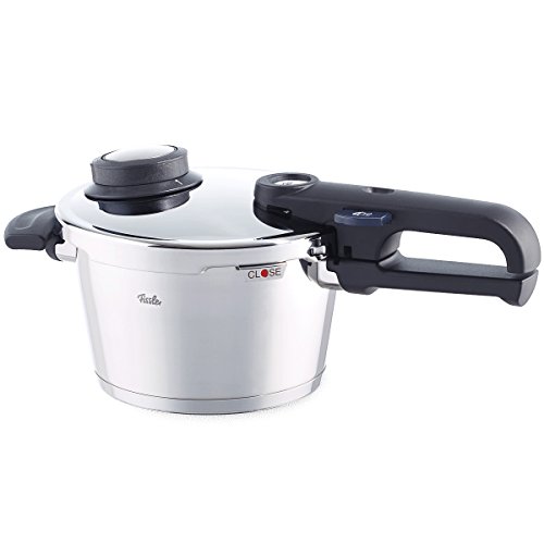Fissler Vitavit premium / inductie-snelkookpan (2,5 l Ø 18 cm) roestvrij stalen stoompan, 2 gaarstanden - inductie