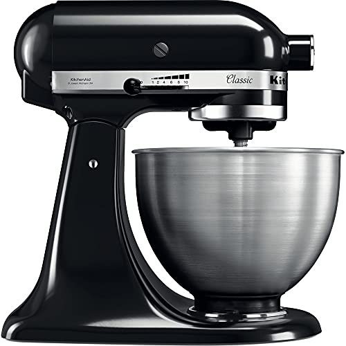 Kitchenaid 5KSM45E 5K45SSEWH B002S0NS8G, metaal, 4,3 liter, zilverkleurig/wit