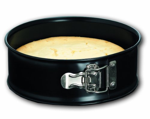 axentia Springvorm, Ø 18 cm, incl. bodem, cakevorm rond, bakvorm zwart met antiaanbaklaag, zwart blik