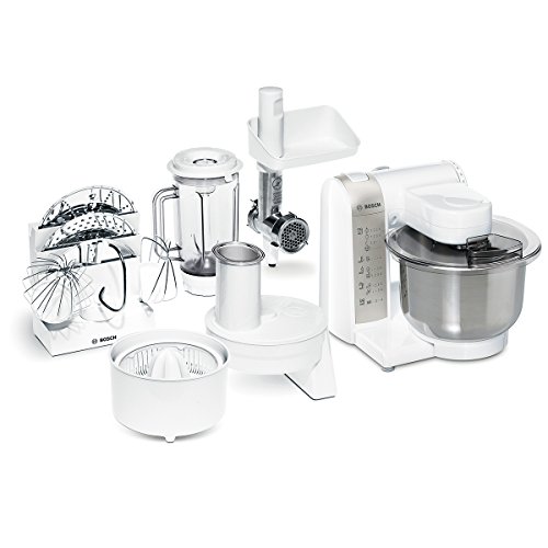 Bosch MUM4880 Keukenmachine, Kunststof, 3,9 Liter, Wit