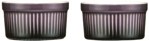Premier Housewares OvenLove ovenschaal, 9 x 5 cm, 2 stuks, paars, aardewerk, paars, 9 x 9 x 5 cm