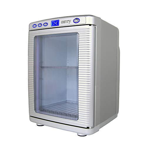 Camry CR 8062 Mini-koelbox voor camping, koelkast, zilverkleurig