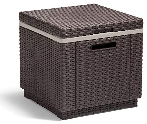 Allibert By Keter Bijzettafel Koelbox, Donker Bruin