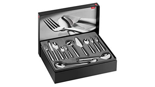 ZWILLING Besteck-Set, 68-tlg., Für 12 Personen, 18/10 Edelstahl/Hochwertiger Klingenstahl, Senses