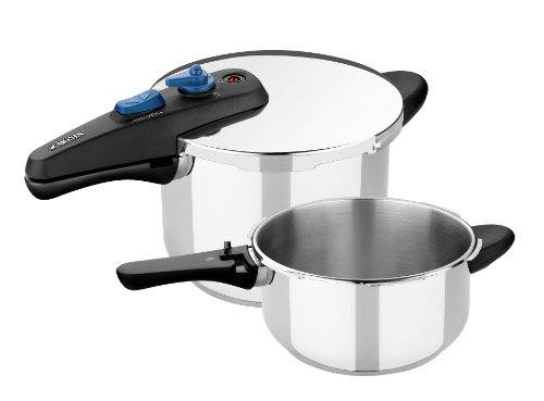 Monix Veloce RVS snelkookpan, zilver