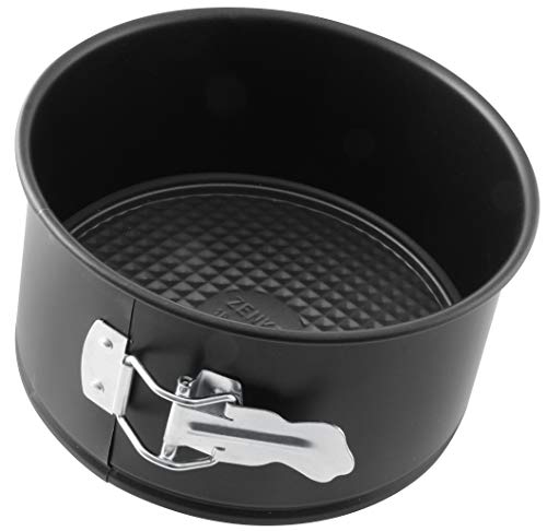 Zenker Panettone bakvorm, springvorm met antiaanbaklaag, zwart voor kleine cakes (cakevorm: ca. Ø185x100 mm), aantal: 1 stuk