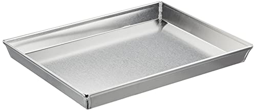 Agnelli AGN820R30 Rechthoekige ovenschaal, aluminium, grijs, 30 x 23 x 3 cm