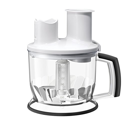 Braun keukenmachine opzetstuk MQ 70 - staafmixer accessoires compatibel met Braun MultiQuick staafmixer met EasyClick System, 1,5 l, wit