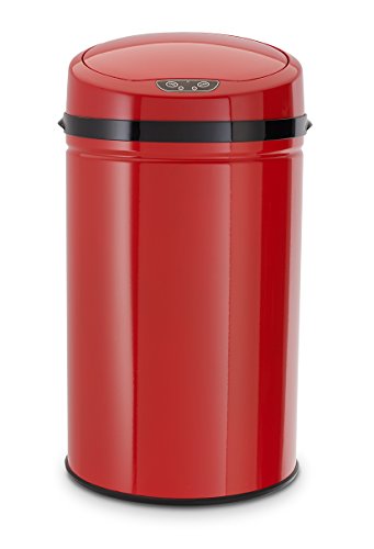 Echtwerk EW-AE-0290 RVS afvalemmer 30L met IR-sensor, Inox Red