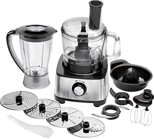 Profi Cook PC-KM 1063 compacte keukenmachine incl. mixer en citrusper, traploze snelheidsregeling, 1200 watt, roestvrijstalen behuizing