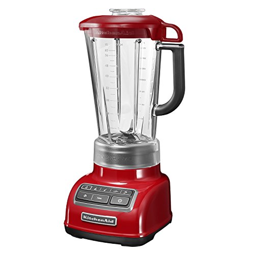 Kitchenaid 5KSB1585EER blender, blender in ruitdesign, rood