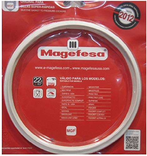 Afdichtring voor snelkookpan Elo/ELO van Quick/ELO. VARIO Nivella tafelbestek potten/Origineel MAGEFESA III/M & K voor 3,4,6,8liter 22 cm