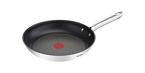 Tefal A70404 Duetto Roestvrijstalen Pan, Inductie, Verzegeld 24 cm