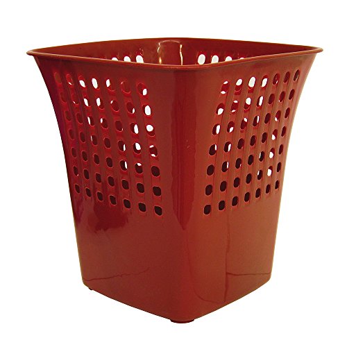 Makro Paper 2866 afvalemmer, vierkant, rood