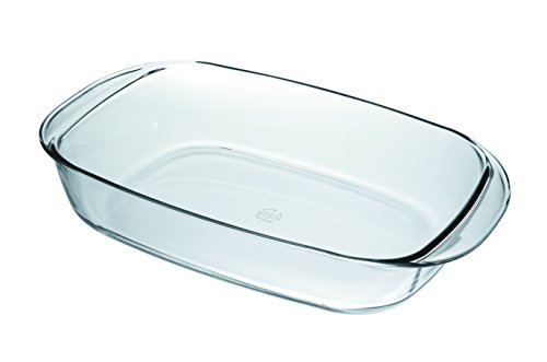 Duralex vierkante ovenschaal/gehard glas / 38 x 23 cm/hittebestendig ovengerei/vaatwasmachinebestendig/gemaakt in Frankrijk