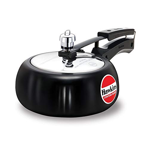 Hawkins CB20 snelkookpan, hard geanodiseerd, 2 liter, Contura zwart