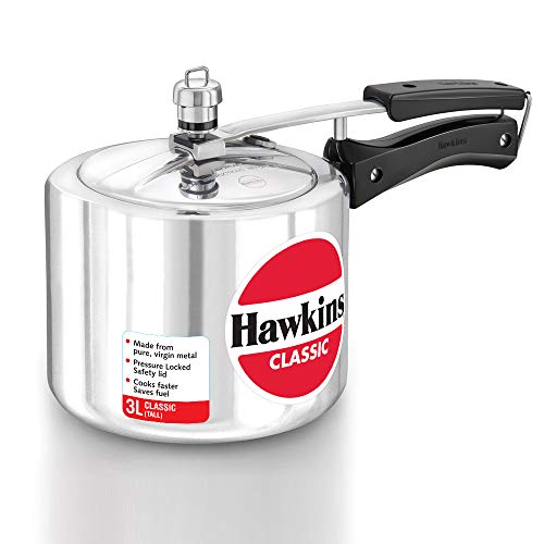 HAWKIN Classic CL3T snelkookpan, 3 liter, aluminium, klein, zilverkleurig
