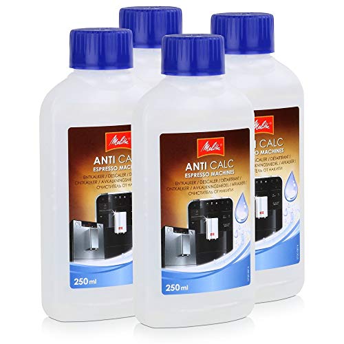 4 x Melitta Anti Calc vloeibare kalker espresso machines 250 ml