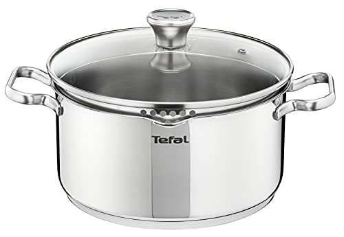 Tefal A70546 Duetto Kookpan, Roestvrij Staal Ø 24 cm, Geschikt Voor Inductie