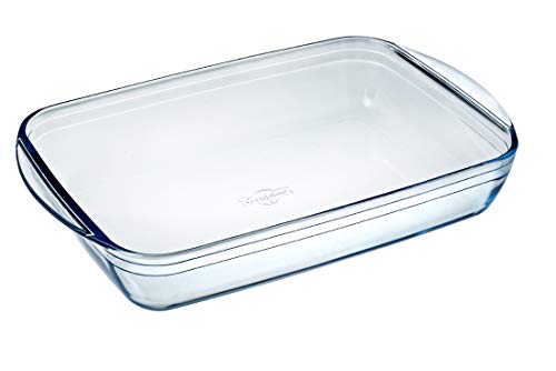 Arcuisine 4937416 – ovenschaal rechthoekig, 40 x 27 cm, 4,6 l, transparant