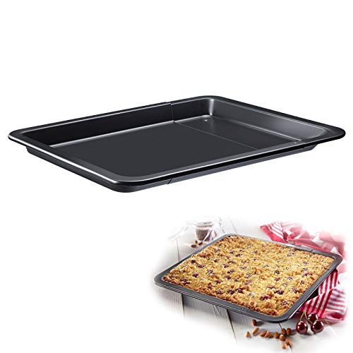 Westmark Bakplaat Back Meister, uitschuifbaar, 37.7 x 33 x 3.3 cm, antraciet