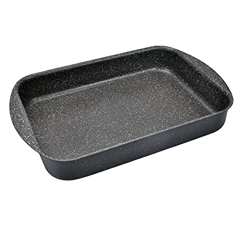 Moneta Etnea Ovenschaal, 35 x 25 cm, aluminium, zwart, 35 cm