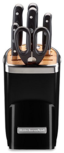 KitchenAid 7-delige set, gegoten aluminium, zwart, 32,7 x 17,8 x 40,8 cm