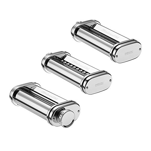 Kitchenaid 5KSMPRA Optionele Accessoires, voor Alle Kitchenaid, Driedelige Pasta-Inzetstuk Keukenmachine