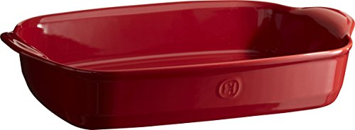 Emile Henry Eh349554 ovenschaal rechthoekig, keramiek, 42 x 27 x 9 cm, rood