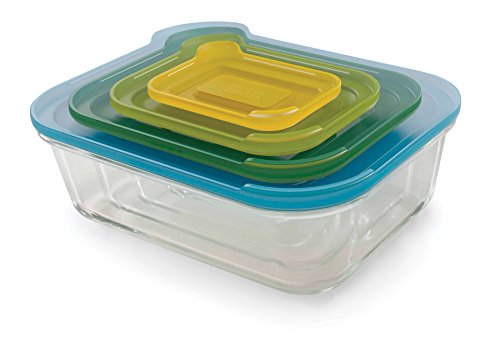 Joseph Joseph Nest Glazen Opslagcontainers 4-Delige Set