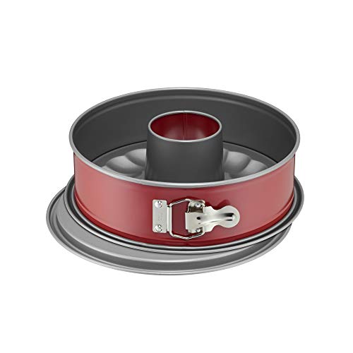 Kaiser Classic Plus Springvorm, 2 Bodems, Ronde Bakvorm, 26 cm, Rood
