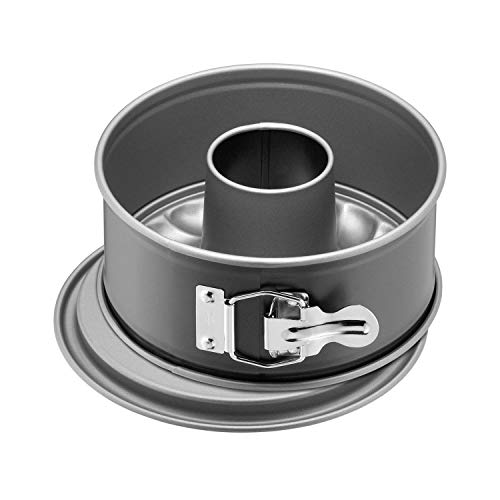 Kaiser Inspiratiion, mini-springvorm 18 cm, rond, 2 bodems, vlak- en buisbodem, ronde bakvorm, anti-aanbaklaag, voor 1/2 receptenportie, lekvrij
