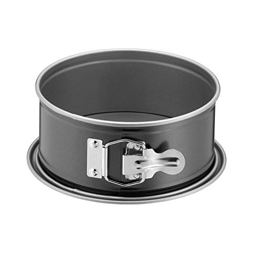 Kaiser Inspiration Mini springvorm 18 cm rond, kleine taartvorm met platte bodem, bakvorm klein gecoat, springvorm klein voor 1/2 receptenportie