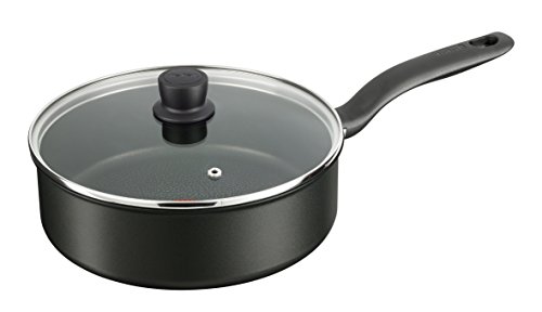 Tefal C6953282 Hard Titanium+ hapjespan 24 cm - Handige Thermo-Spot - Geschikt voor alle warmtebronnen