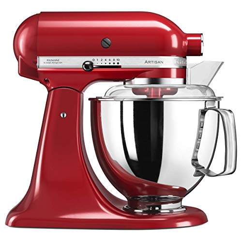 KitchenAid Keukenmachine 5KSM175 4,8 L Artisan Empire rood, metaal, 36 x 24 x 37