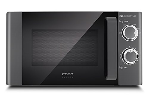 CASO | M20 Ecostyle Magnetron, eenvoudige bediening, 20 liter ovenruimte, 700 watt vermogen, draaitafel Ø 24,5 cm, antraciet