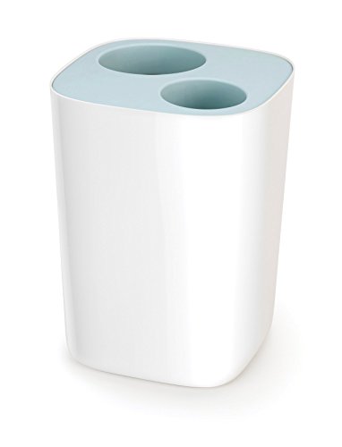 Joseph Joseph 70505 Badkamer Split Afvalemmer, 8L, Blauw