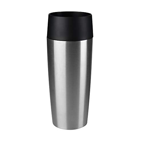 Tefal k30801 zwart roestvrij staal thee 1 stuk (S) mok en beker – kopje/beker, slechts 0,36 l, zwart, roestvrij staal, 1 mens (S))