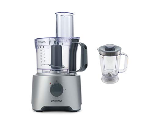 Kenwood FDP301SI MultiPro Compact keukenmachine, 800 W, kunststof, zilver