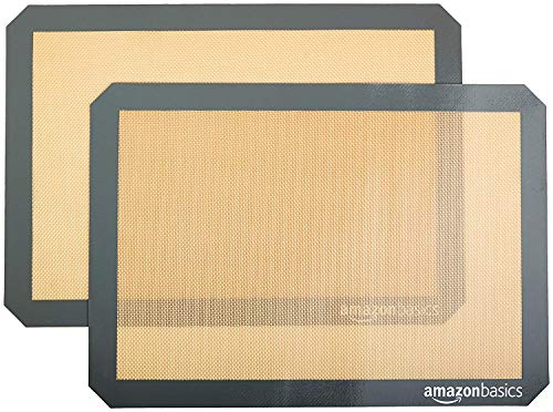 AmazonBasics siliconen bakmat - 2-delige set