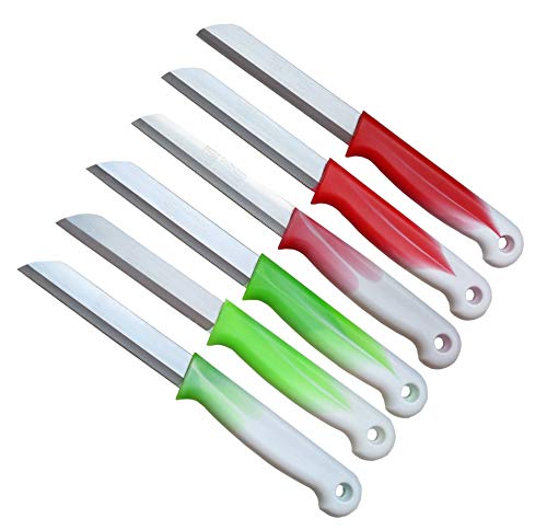 Schwertkrone Solingen Keukenmessen, gekarteld, messenset, groentemessen, scherp gekarteld, golf, schilmes, fruitmes, universeel mes, bandstaal, 8,5 cm lemmet