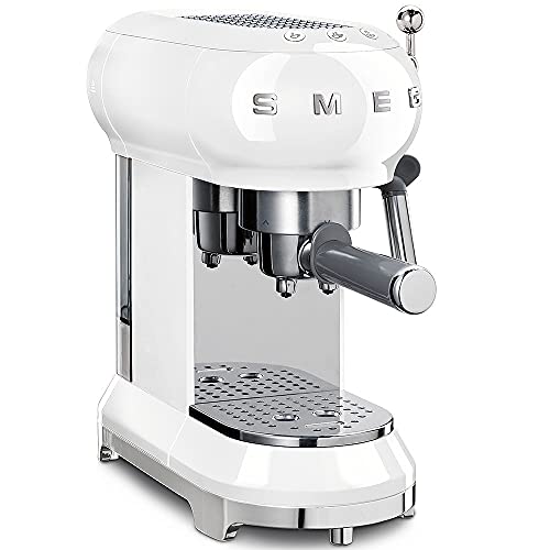 SMEG ECF01WHEU | Koffiezetapparaat Jaren '50 | Kleur : wit