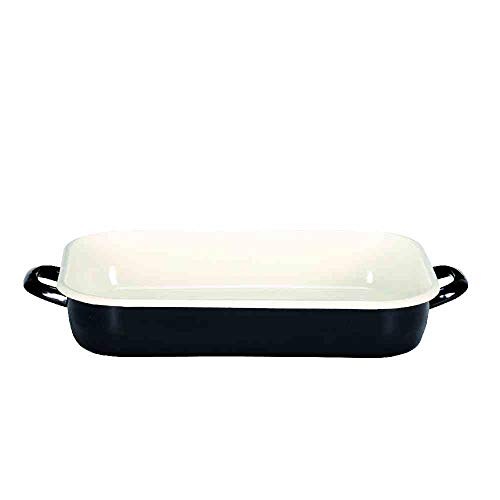 Karl Krüger 14132TR Triest vierkante pan, ovenschaal, zwart, 32 cm