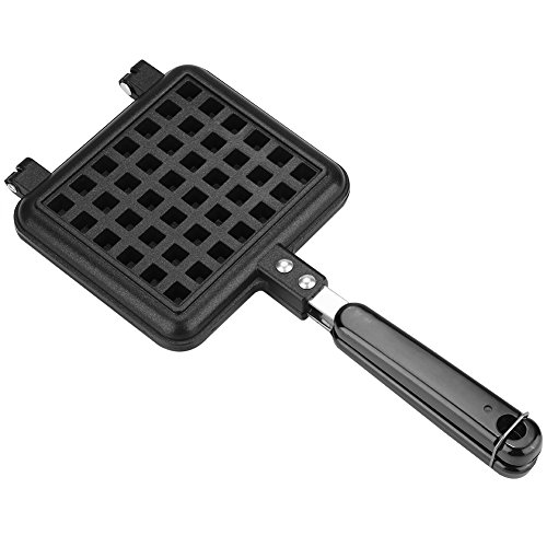 Aramox Rechthoek dubbelzijdige wafelmachine voor keuken wafelbakken dienblad wafelijzer