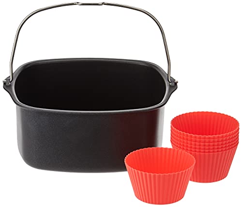 Philips Airfryer Bakmeesterset - Met 7 siliconen muffinvormpjes - Met bakblik - Vaatwasmachinebestendig - Inclusief receptenboekje - HD9925/01